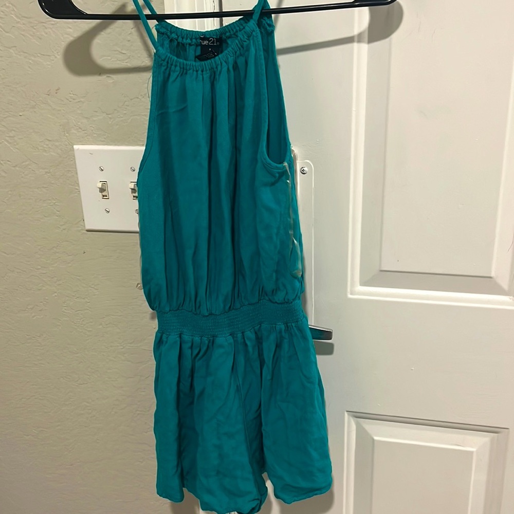 Romper. Rue 21. Teal color